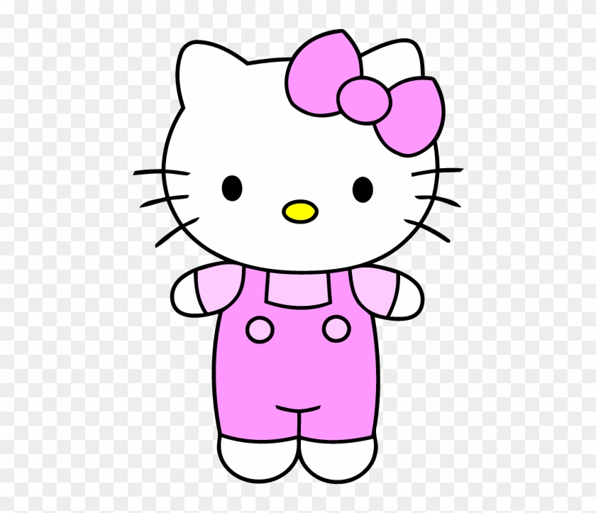 Hello Kitty Clip Art - Easy Drawing Of Cartoon #44941