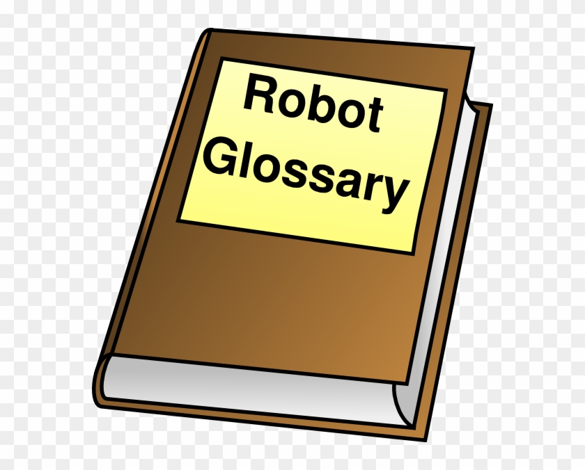 Robot Glossary Clip Art - Glossary Clipart #45890