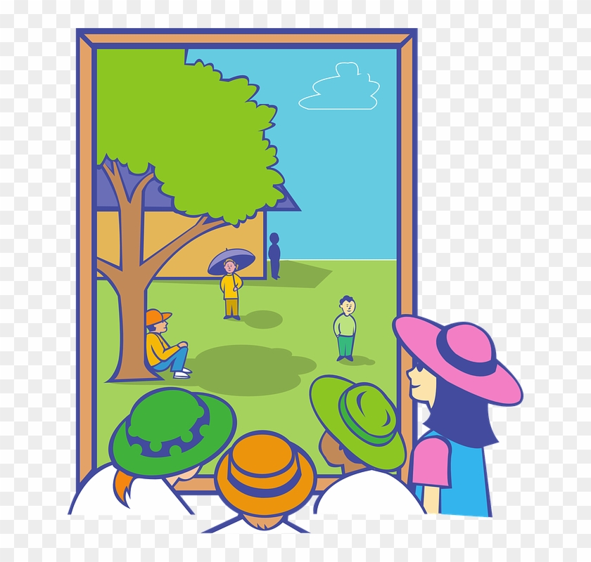 Looking Out The Window Cartoon #47309