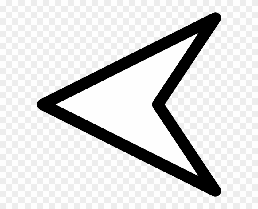 Arrow Clip Art At Clker Com Vector Online Royalty Free - Left Arrow White #47577