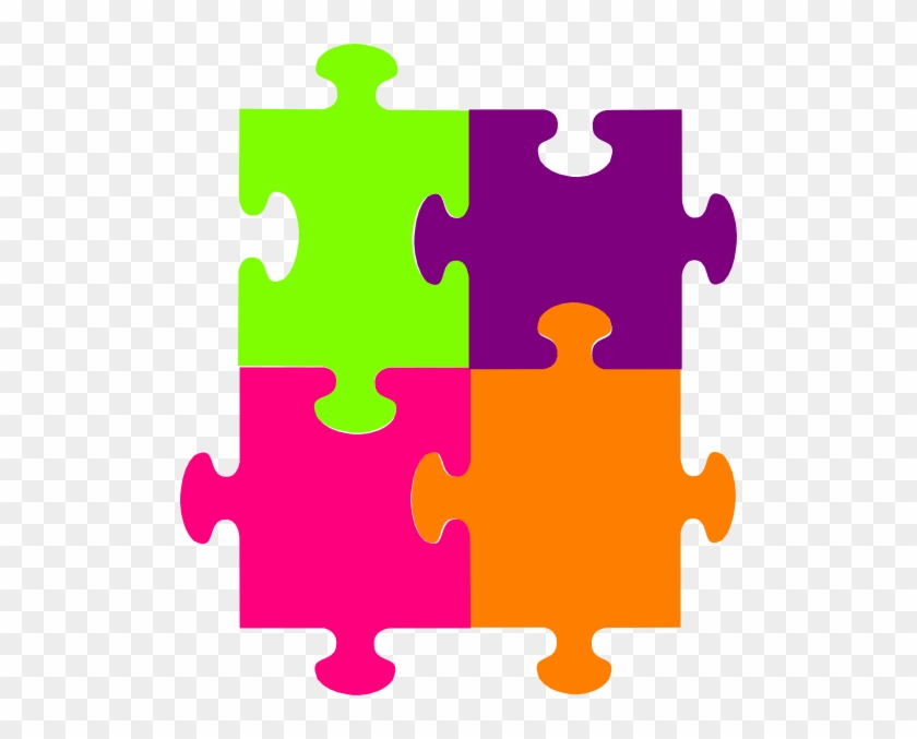 Jigsaw Puzzle 4 Pieces Png, Svg Clip Art For Web - 4 Piece Jigsaw Puzzle #47662