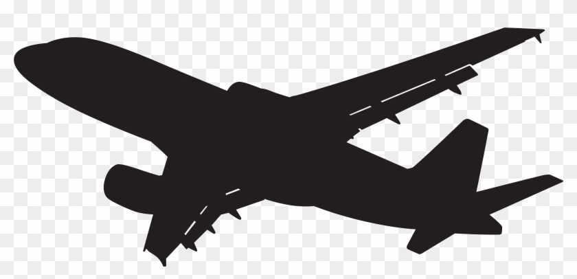 Plane Silhouette Png Clip Art Gallery Yopriceville - Plane With Transparent Background #48016