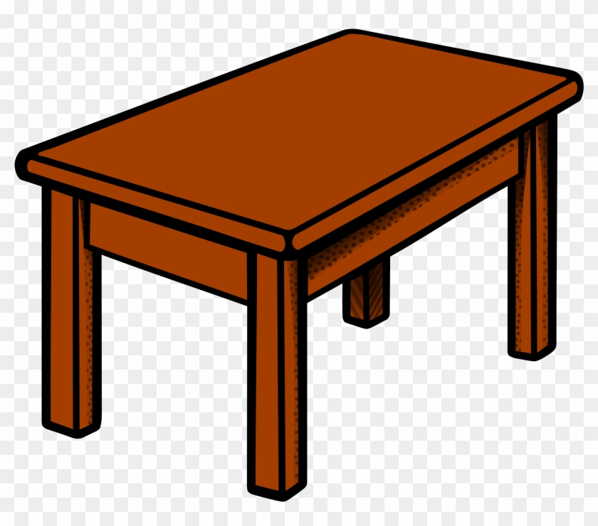 Clipart Table Coloured - Clipart Table Coloured #48148