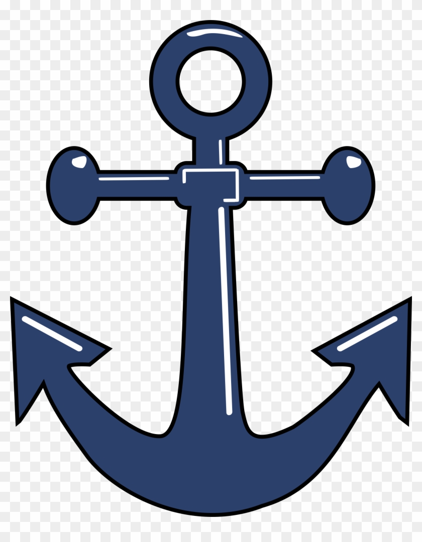 Clipart Ancla Open Anchor - Navy Anchor #48752