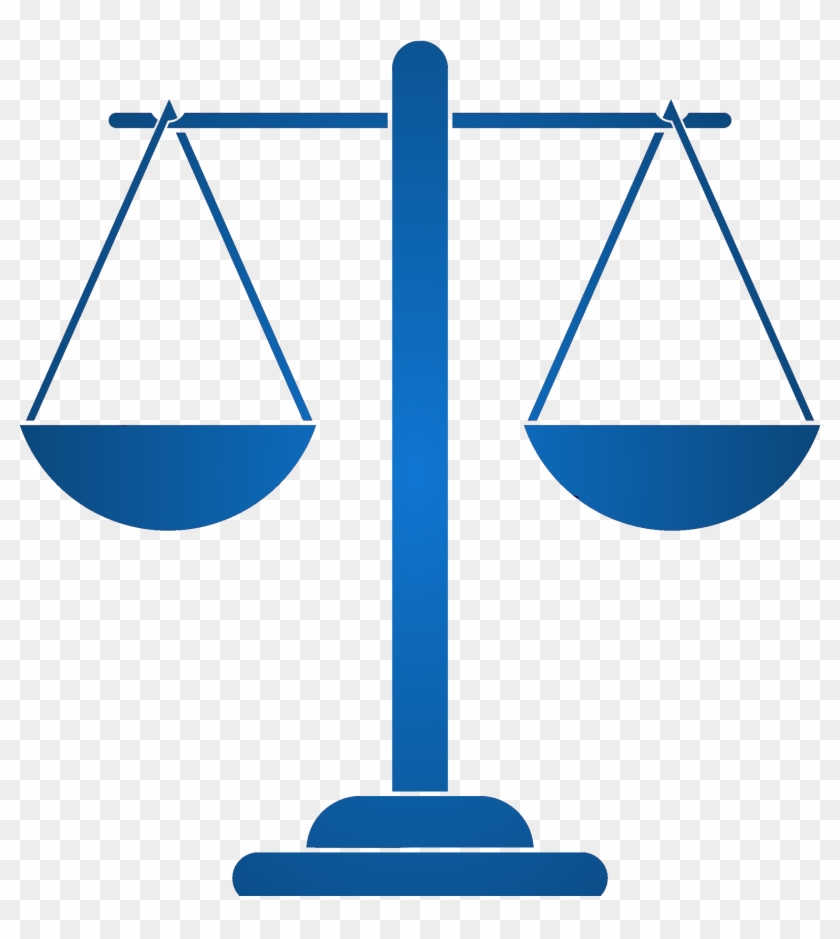 About Us - Justice Scale Icon Blue #49057