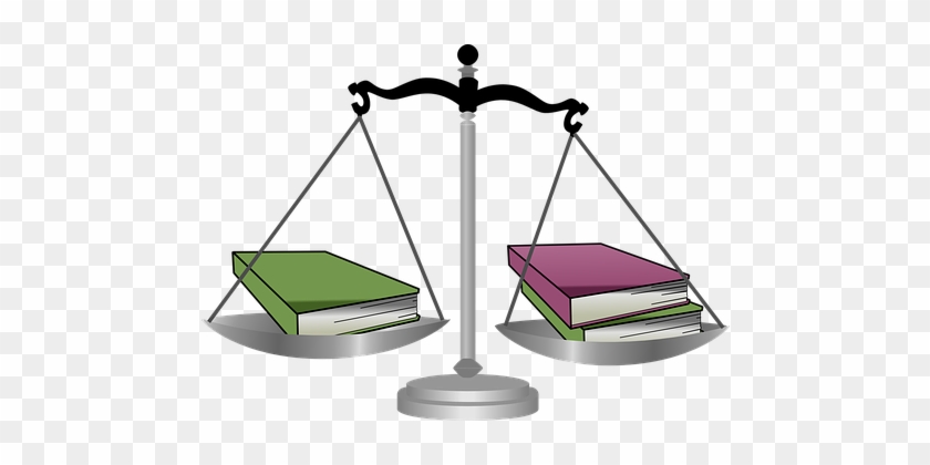 Scale Weigh Judge Books Equial Balance Jus - Weighted Classes #49138