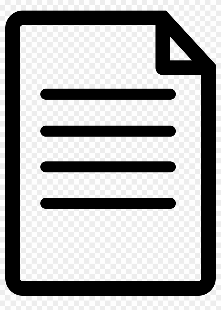 Clipart File Or Document Icon Image - Document Icon #49534