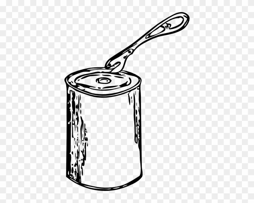 Free Vector Can Opener And Can Clip Art - Can Opener Clip Art #49704