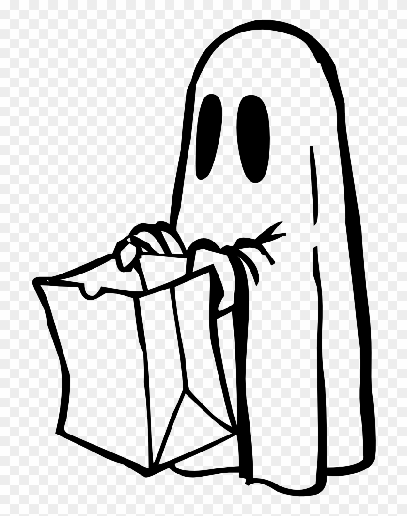 Trick 20clipart - Black And White Halloween #50443