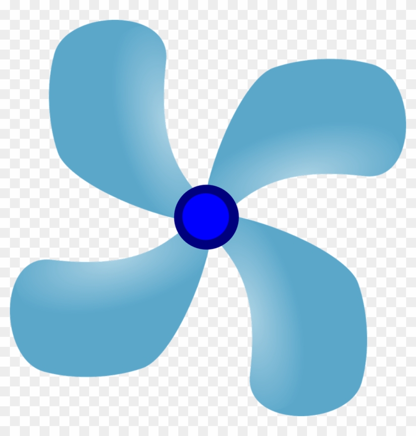 Ceiling Fan Clip Art At Clker Com Vector Clip Art Online - Propeller Cartoon #50840