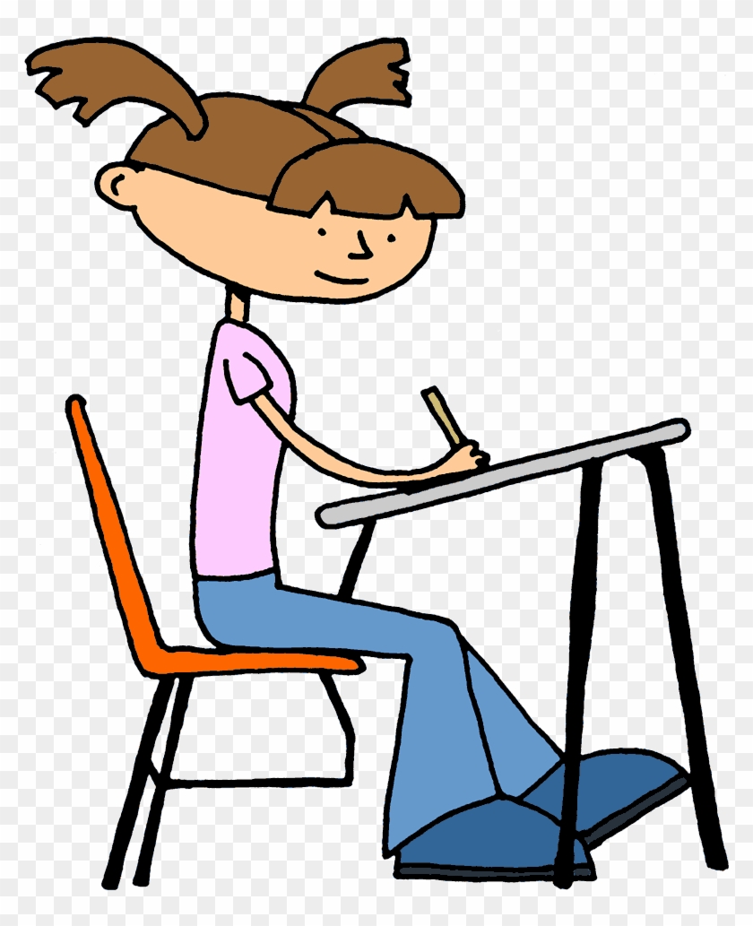 Student Clip Art 2 800x962 - Student Working Clipart #51310