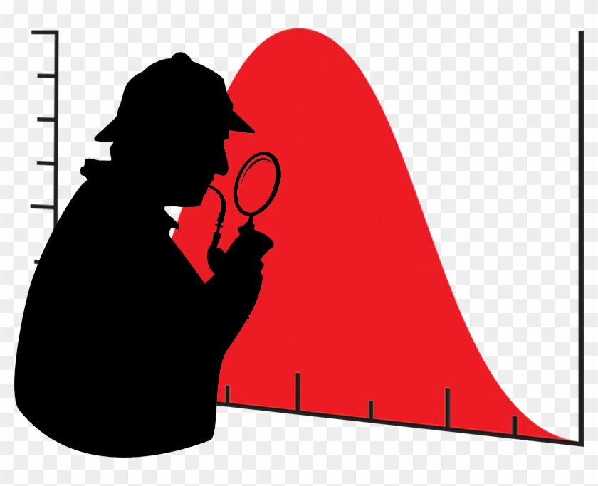 Sherlock Holmes And The Bell Curve - Sherlock Holmes Silhouette #51486