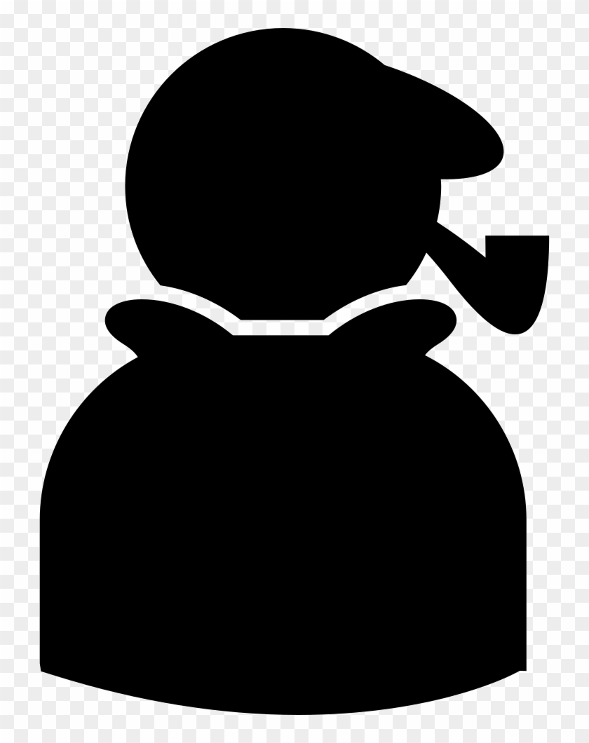 Sherlock Holmes Silhouette With Cigar Pipe Comments - Sherlock Holmes #51494