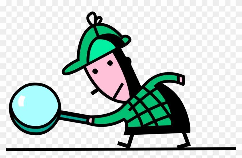 Vector Illustration Of Investigation And Research Sherlock - Vector Illustration Of Investigation And Research Sherlock #51509