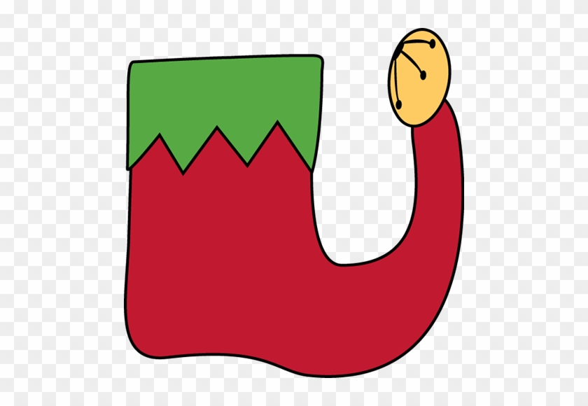 Single Elf Shoe - Elf Shoe Clipart #51879