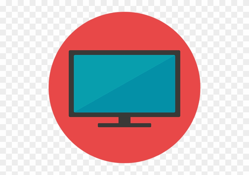 Here Clipart Library Research - Television Icon #51970