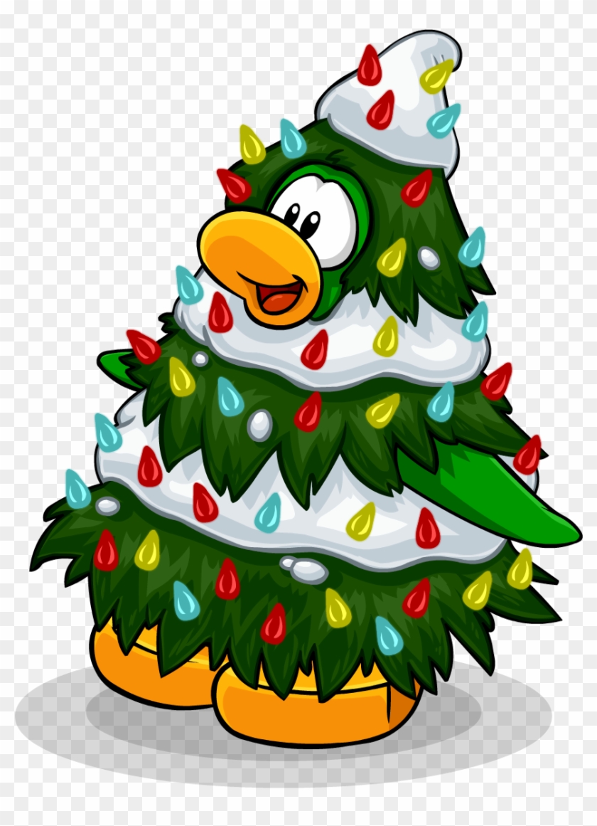 Holidays - Christmas Tree Club Penguin #52375