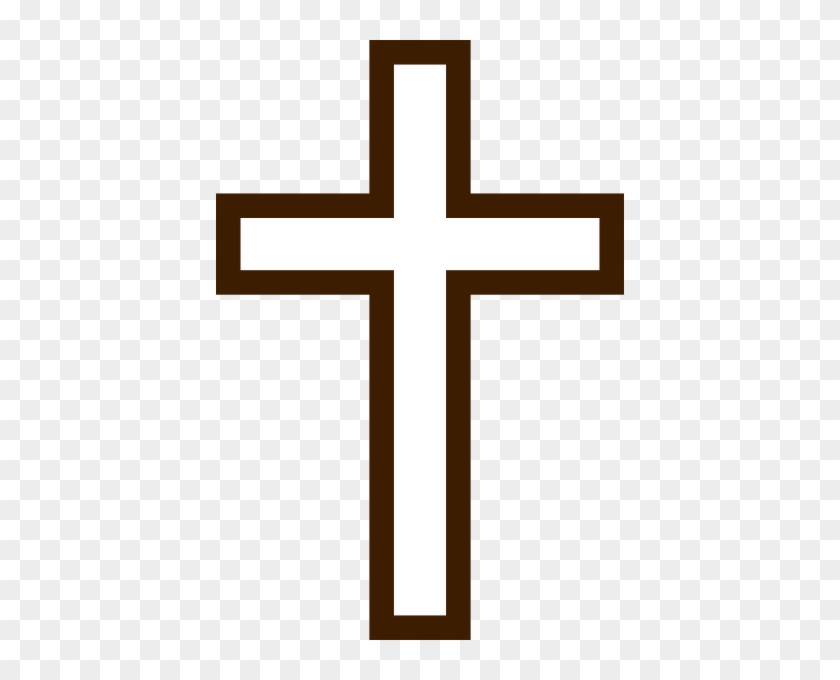 Brown Cross Clip Art - Transparent Background Cross Transparent #53215
