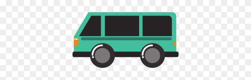 Mini Camper Bus Travel Camping Icon - Vehicle #271057