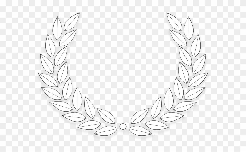 Olive Leaf Gold Clip Art At Clker Com Vector Clip Art - Crowns Png Black And White #271106