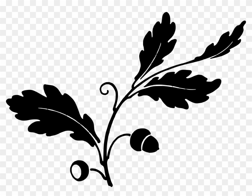 Big Image - Oak Leaf Acorn Silhouette #271143