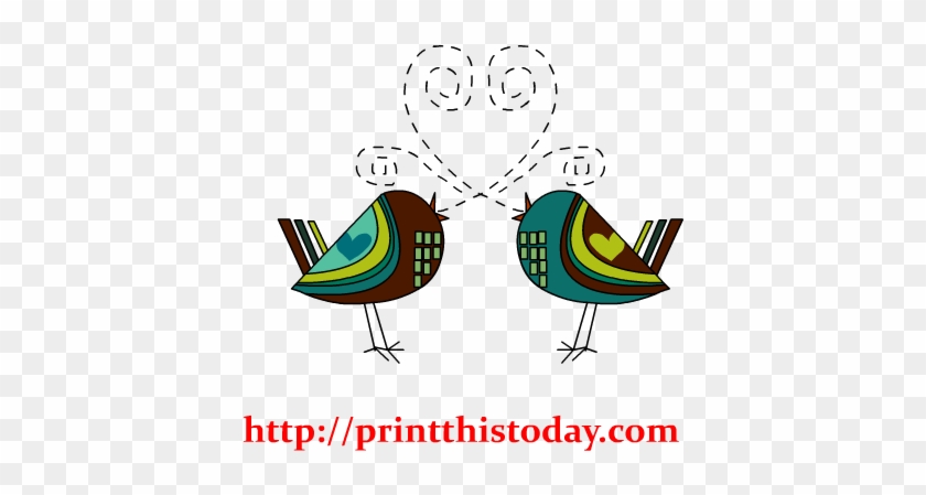 Love Birds Clipart - Clip Art #271894