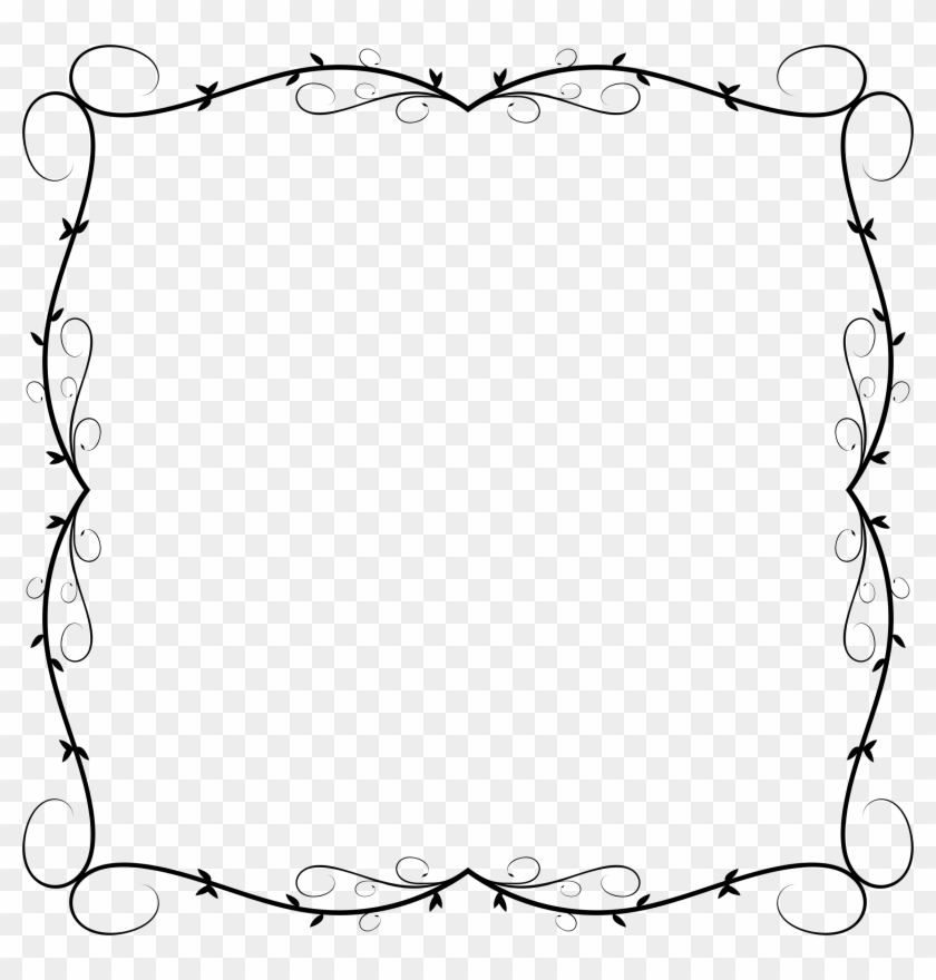 Big Image - Fancy Squiggly Line Frame #272168