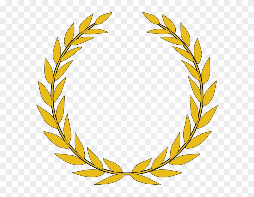 Akiko Olive Wreath Clip Art At Clker Com Vector Clip - Laurel Wreath #272295