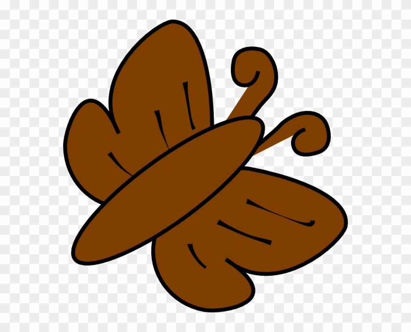 Brown Butterfly Clip Art - Brown Butterfly Clipart #272314