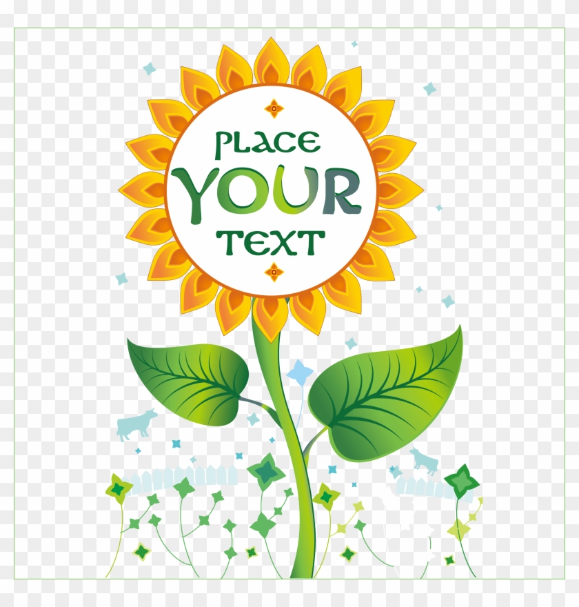 Cartoon Common Sunflower Clip Art - Cartoon Common Sunflower Clip Art #272779