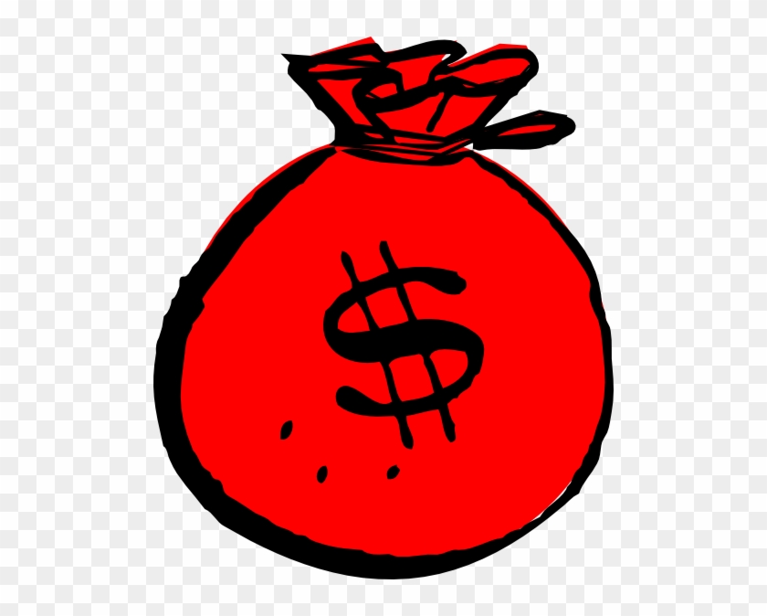 Money Clip Art - Cartoon Money Bag #272867