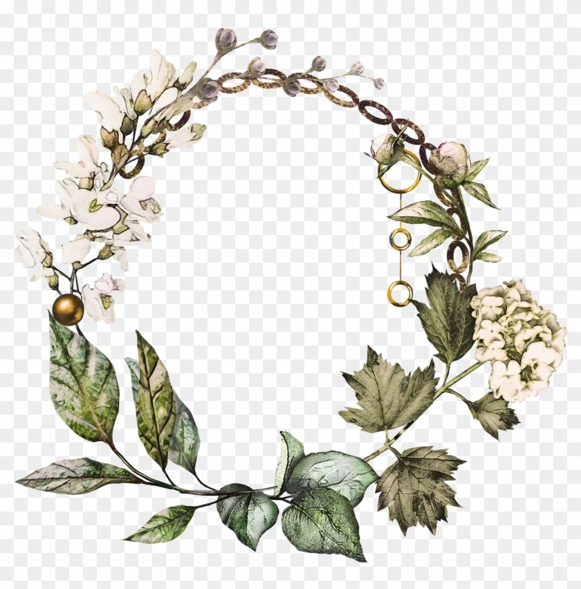 Find This Pin And More On Веночки By Sveta6161 - Cotton Wreath Watercolor #273410