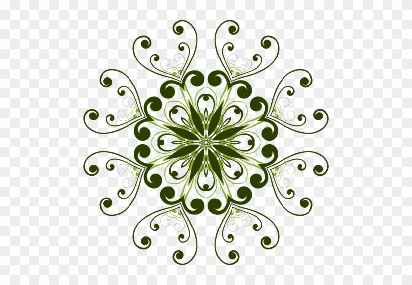 Décorée De Fleurs Aux Pétales En Triangle Forme Une - Flower Design Images Png #273629