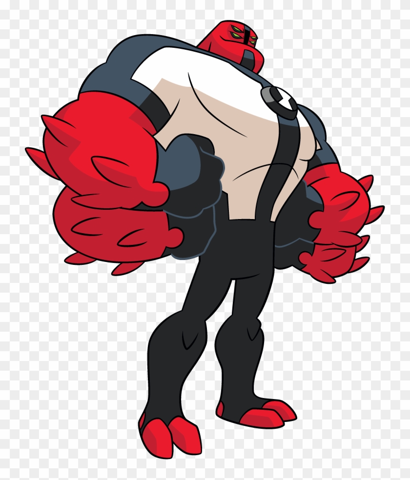 Cartoon Muscle Arms - Ben 10 Four Arms #273844