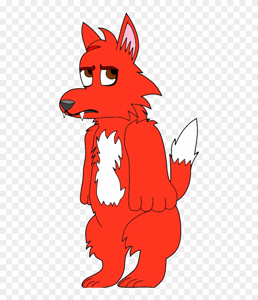 Sad Pathetic Cartoon Fox By Flies In My Eyes - Cartoon Fox Png In Red #273860