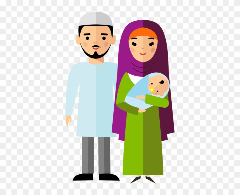 Family Arabs Clip Art - Dindar Aile #274208