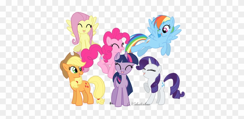 Placeholder Art By Celestialess - Mlp Mane 6 Transparent #274423