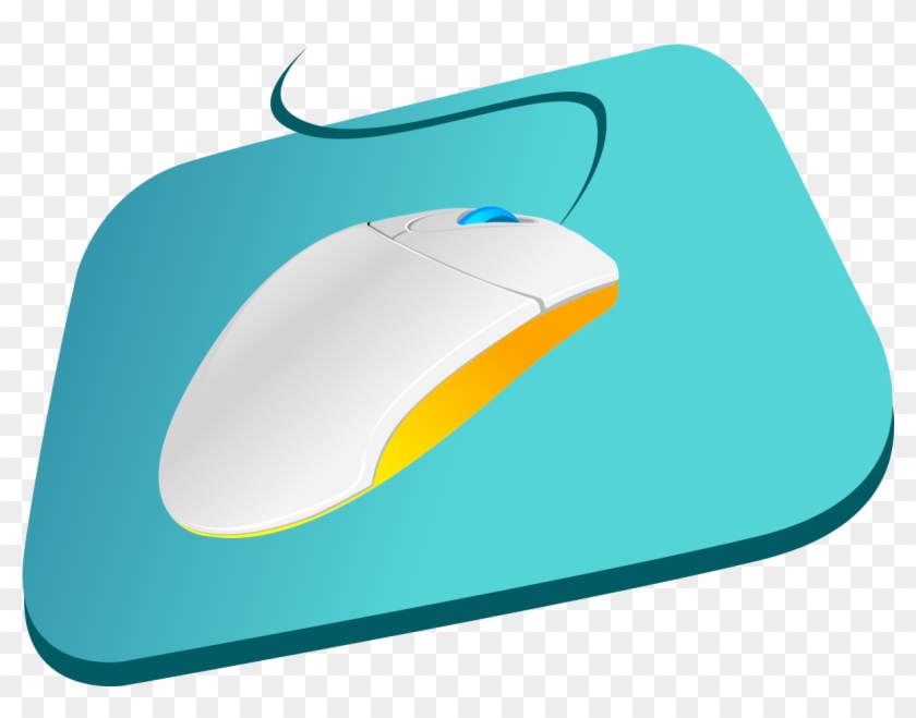 Computer Mouse Mousepad Clip Art - Computer Mouse Mousepad Clip Art #274528