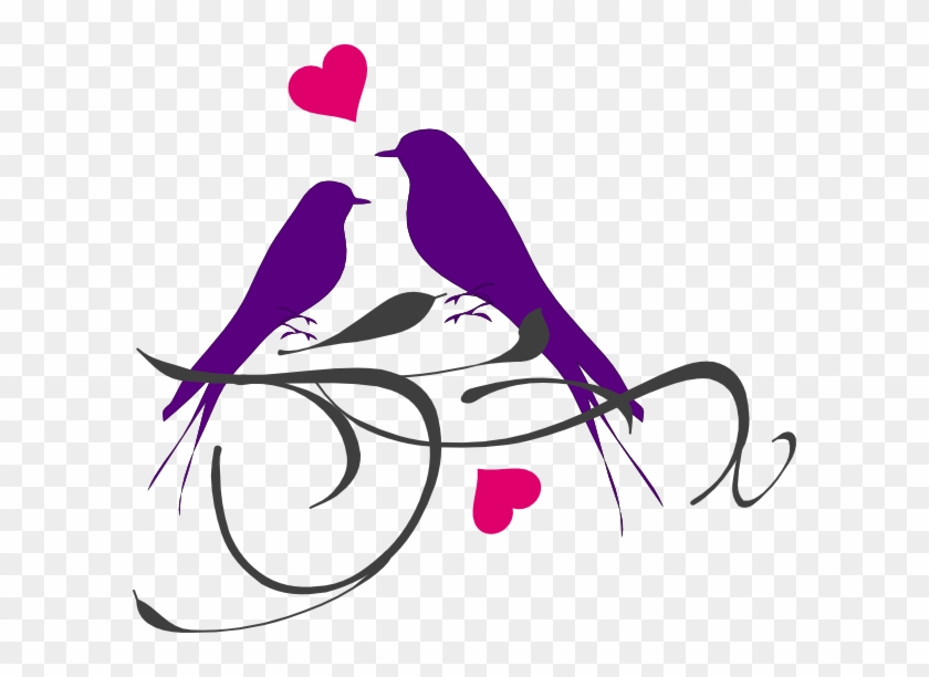 13167 Birds On A Branch Design - Love Bird Silhouette Png #274559