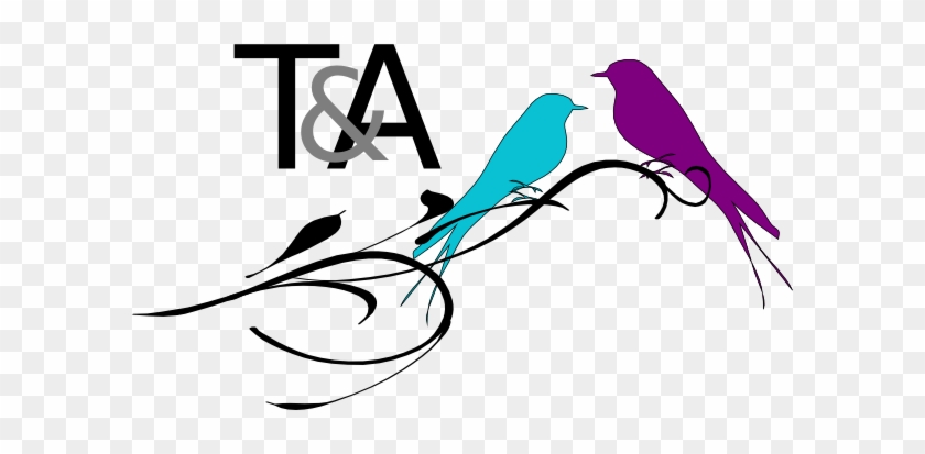Purple Love Birds Clipart Clipart - Clip Art #274562