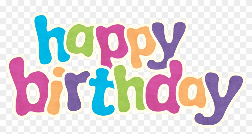 Birthday Gift Party Greeting Card Flower Bouquet - Transparent Background Happy Birthday Word Art #274681