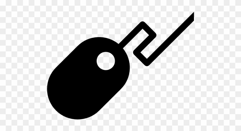 Computer, Maus, Mit, Gefaltet, Kabel Symbol Kostenlos - Mouse Logo Computadoras #274728