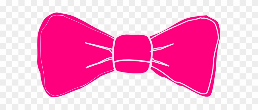 Pink Bow Clip Art At Clker - Bow Clipart No Background #274768
