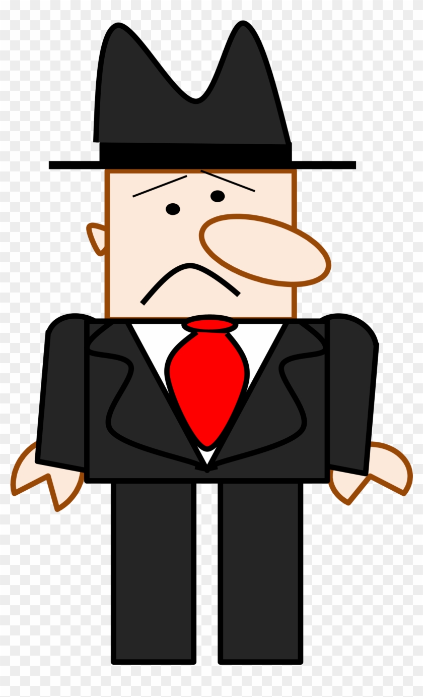 Big Image - Sad Cartoon Man Transparent #274788