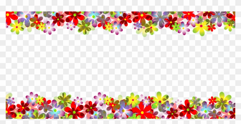 Spring Flowers Borders 4, Buy Clip Art - Cute Powerpoint Backgrounds #274860