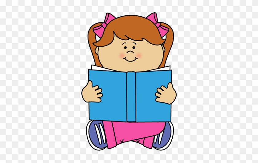 Reading Clipart - Girl Reading Book Clipart #274990