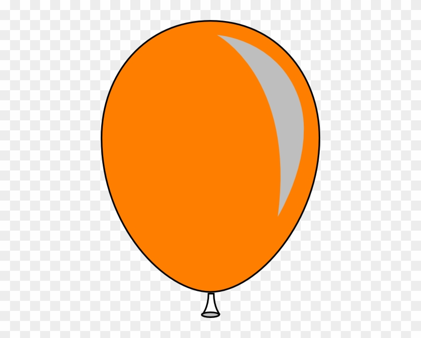 Balloon Clipart Orange - Balloons Clip Art Orange #275358