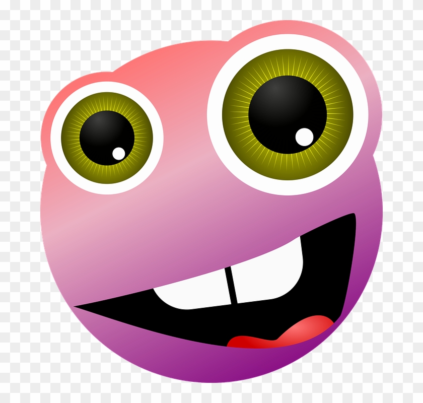 Big Cartoon Eyes 4, Buy Clip Art - Smiley Fou #275529