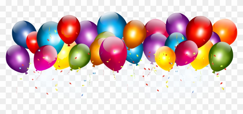 Balloon Banner Clip Art - Balloons Background #275542