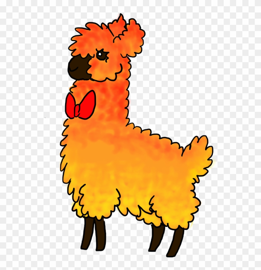 Drawn Alpaca Cartoon - Cartoon Alpaca Png #276118